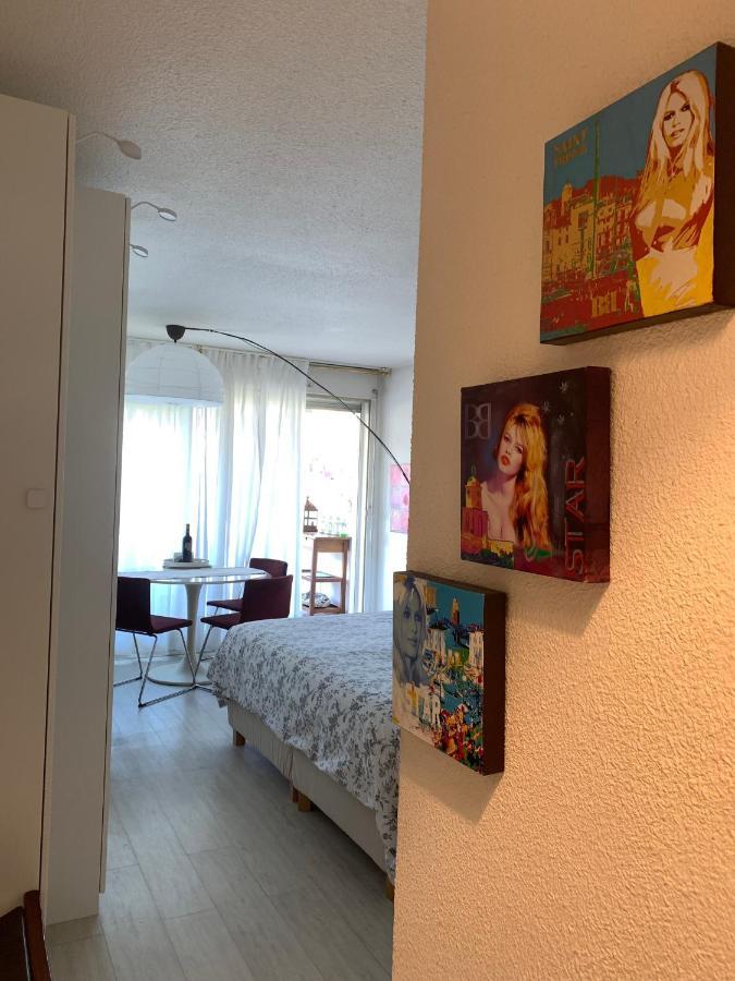 Brigitte Studio Centre Saint Tropez Parking Piscine Wifi Vue Mer Bagian luar foto